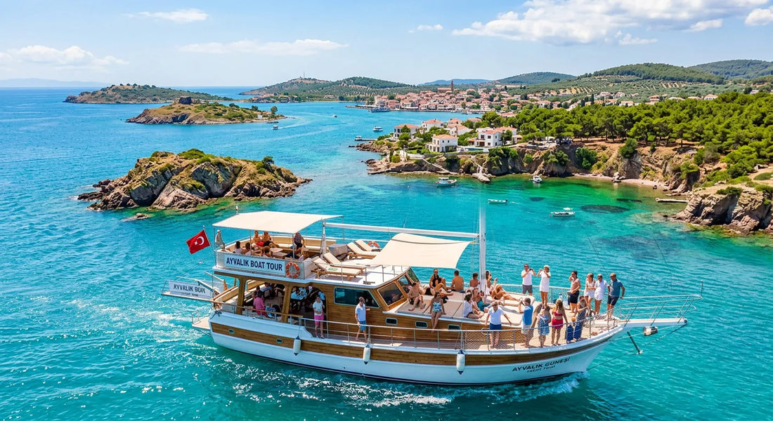 Ayvalik boat tour with scenic Aegean Sea views