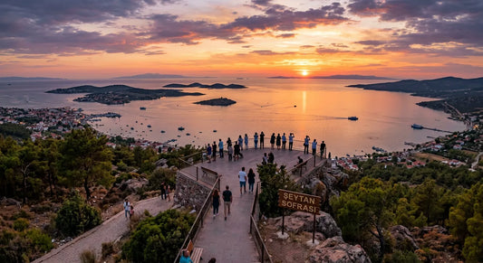 Ayvalik Seytan Sofrasi viewpoint overlooking the Aegean Sea