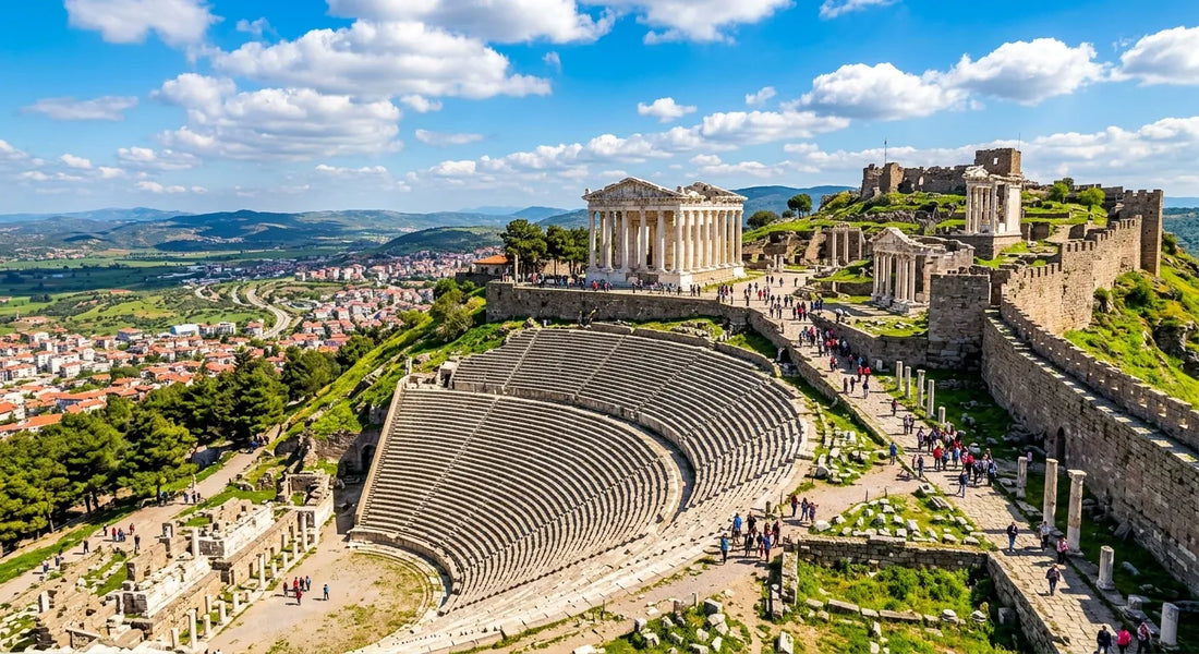Pergamon Ancient City and Acropolis near Izmir in Turkey